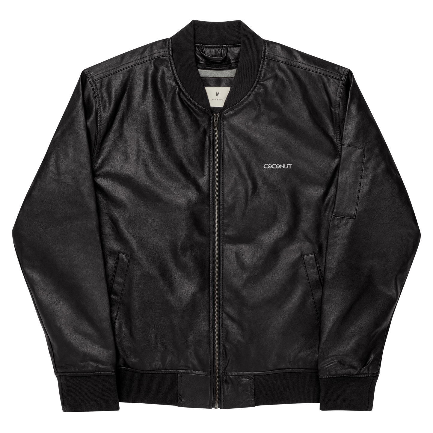 Leather Bomber Jacket